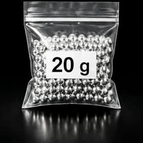 ساچمه نقره عیار ۹۹5 وزن 20 گرم
