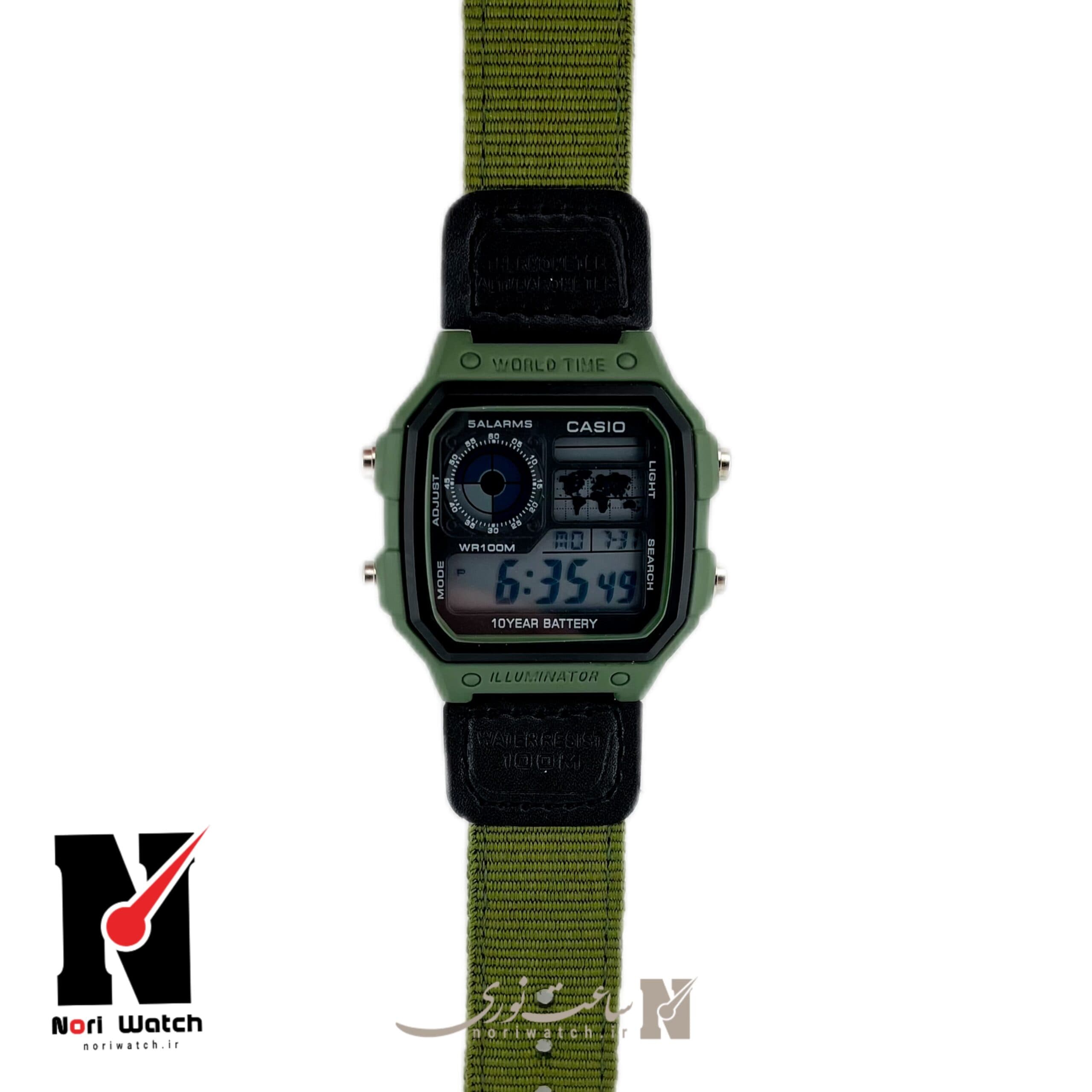 ساعت مچی کاسیو جهانما AE-1200WH — تصویر ۵