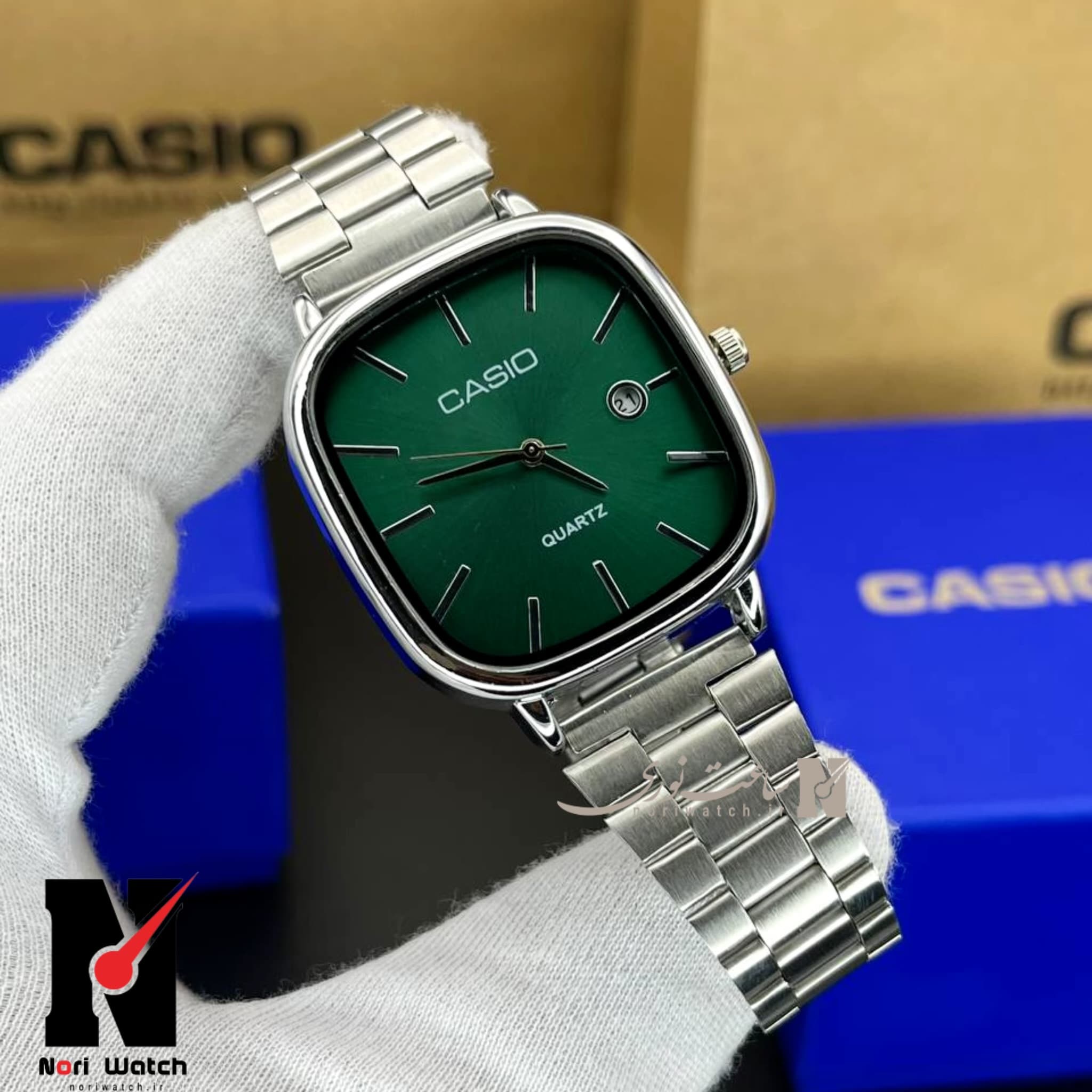 ساعت کاسیو اولدمانی صفحه سبز Casio a963