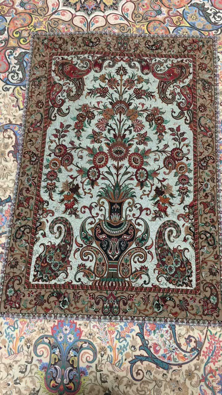 تابلو ترمه ابریشم طرح فرید