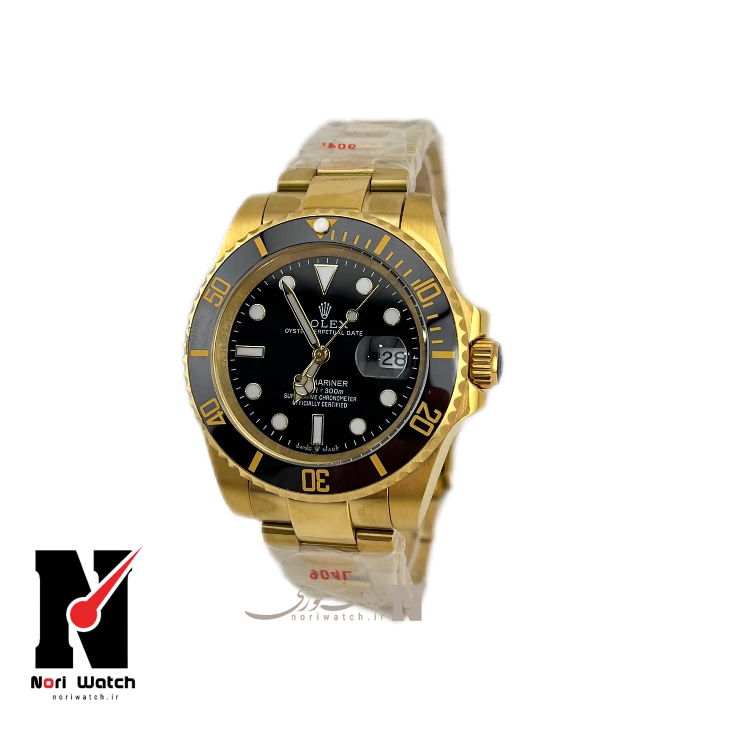 ساعت مردانه رولکس سابماینر طلایی ROLEX Submariner — تصویر ۳