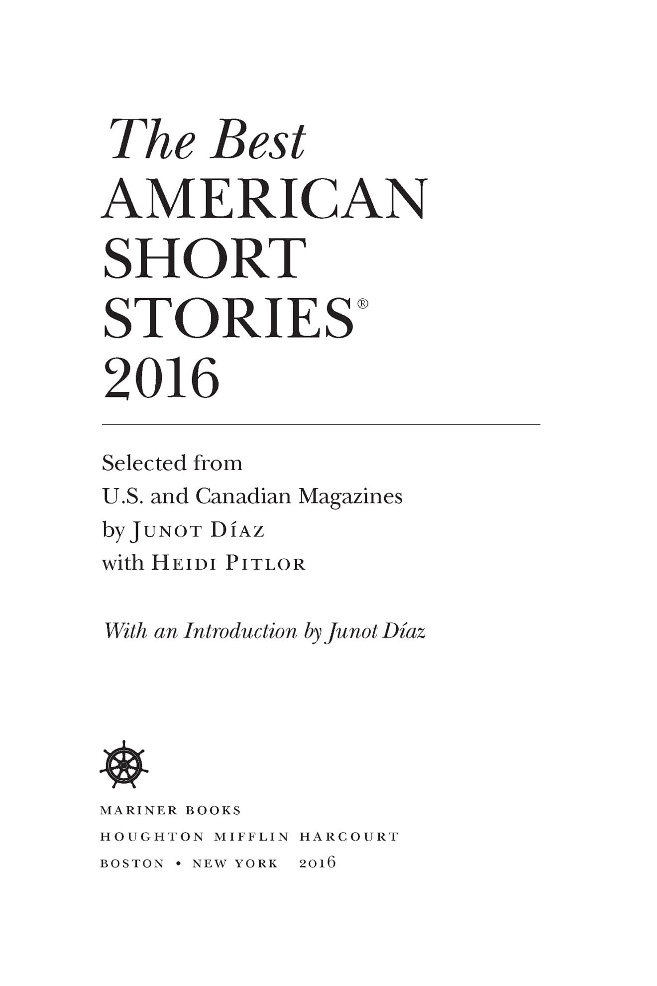 بهترین داستان های کوتاه آمریکایی | The Best American Short Stories 2016 — تصویر ۲