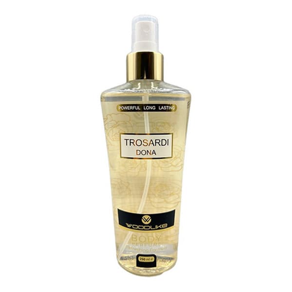 بادی اسپلش تروساردی دونا زنانه 250میل وودلایک VOODLIKE BODY PERFUME TROSARDI DONA