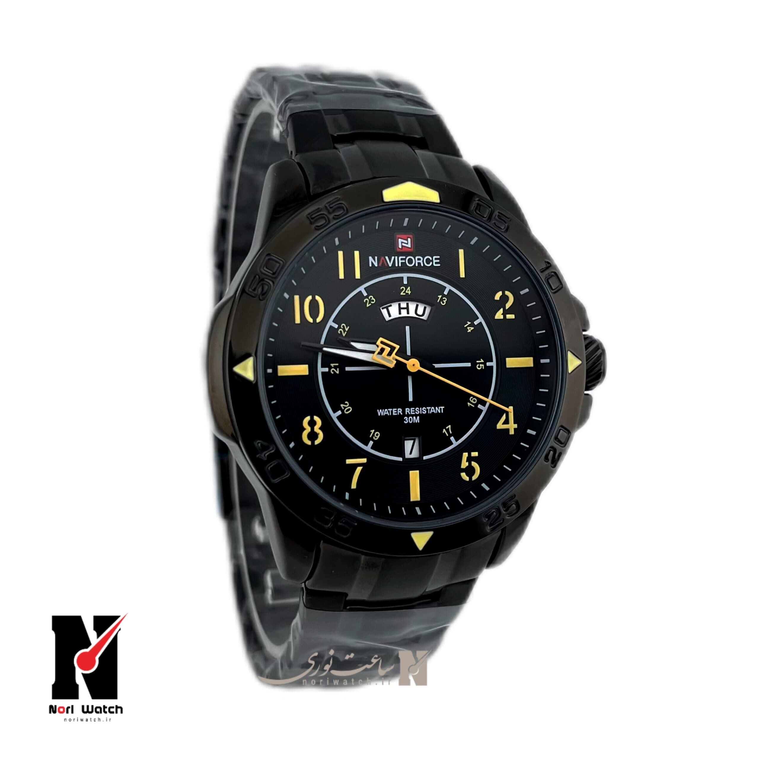 ساعت ناویفورس مردانه مشکی NAVIFORCE