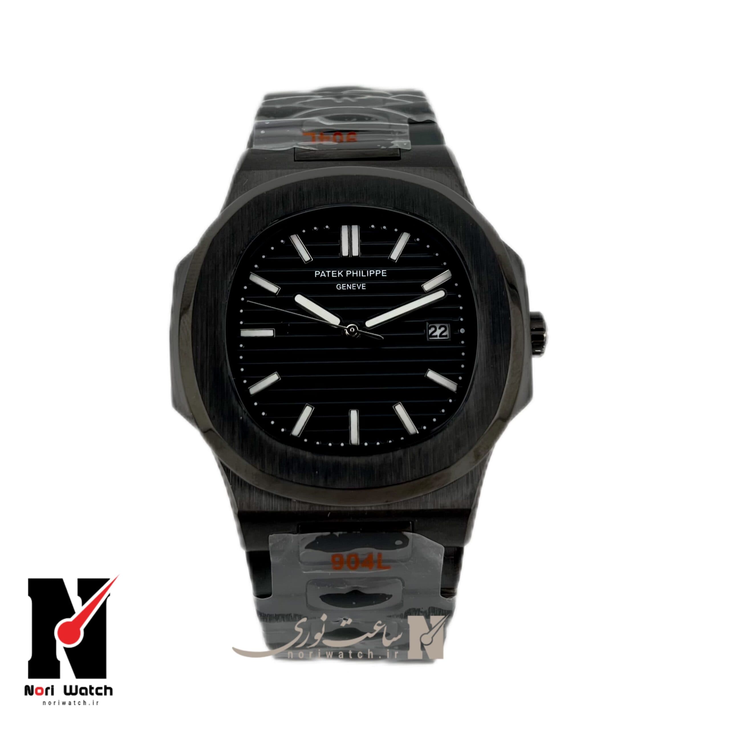 ساعت پتکفلیپ ناتیلوس مردانه مشکیPatek Philippe 664