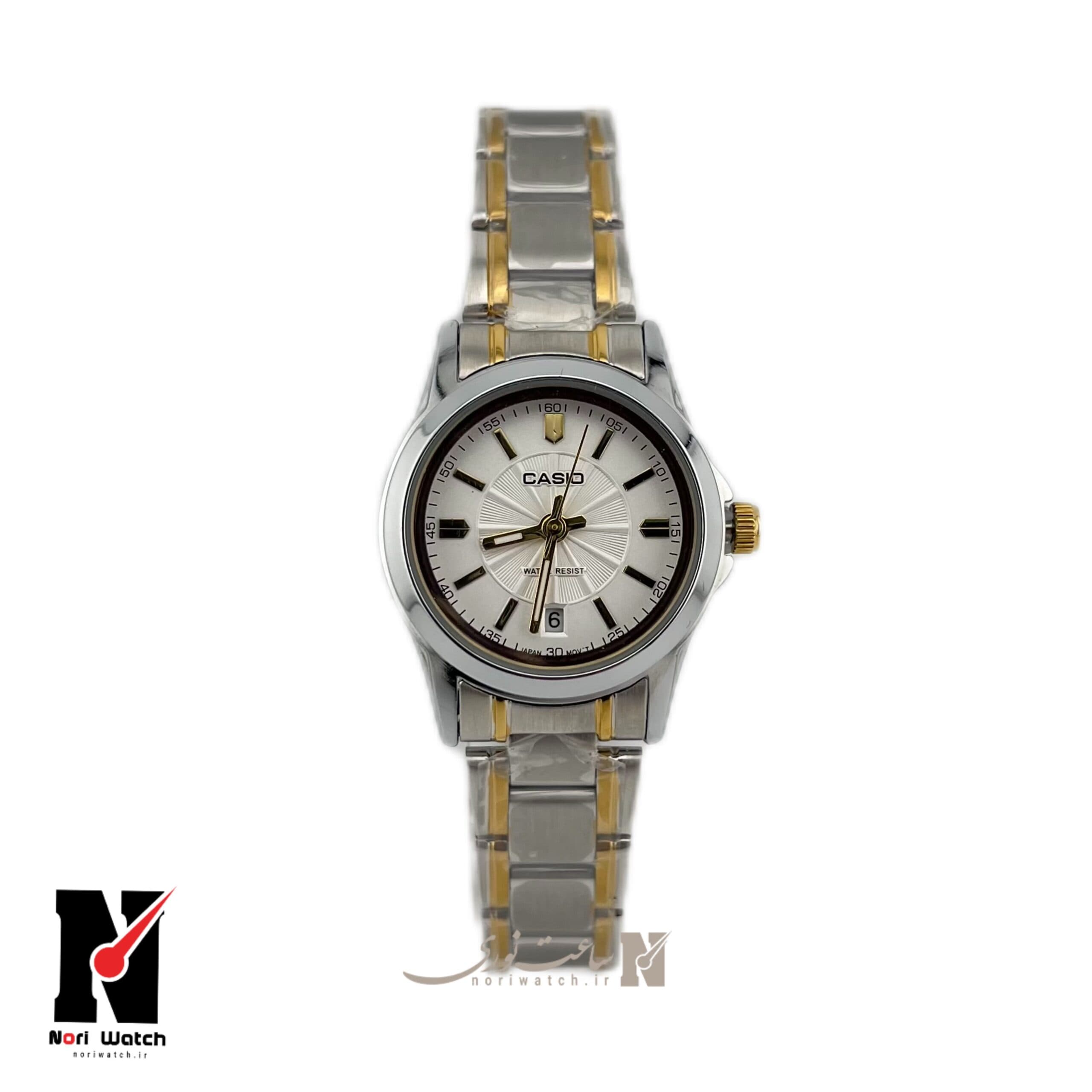 ساعت مچی زنانه کاسیو سیلور طلاییCASIO — تصویر ۳