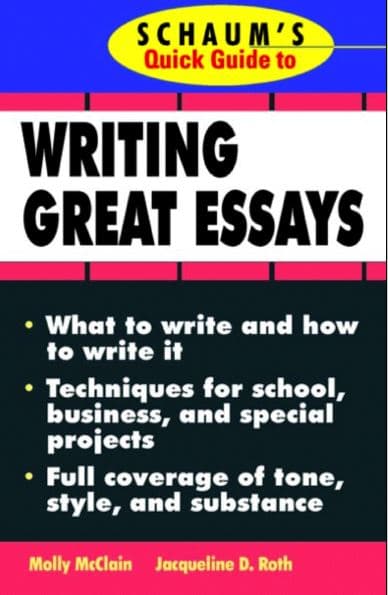 معرفیو دانلود کتاب Schaum’s Quick Guide to Writing Great Essays