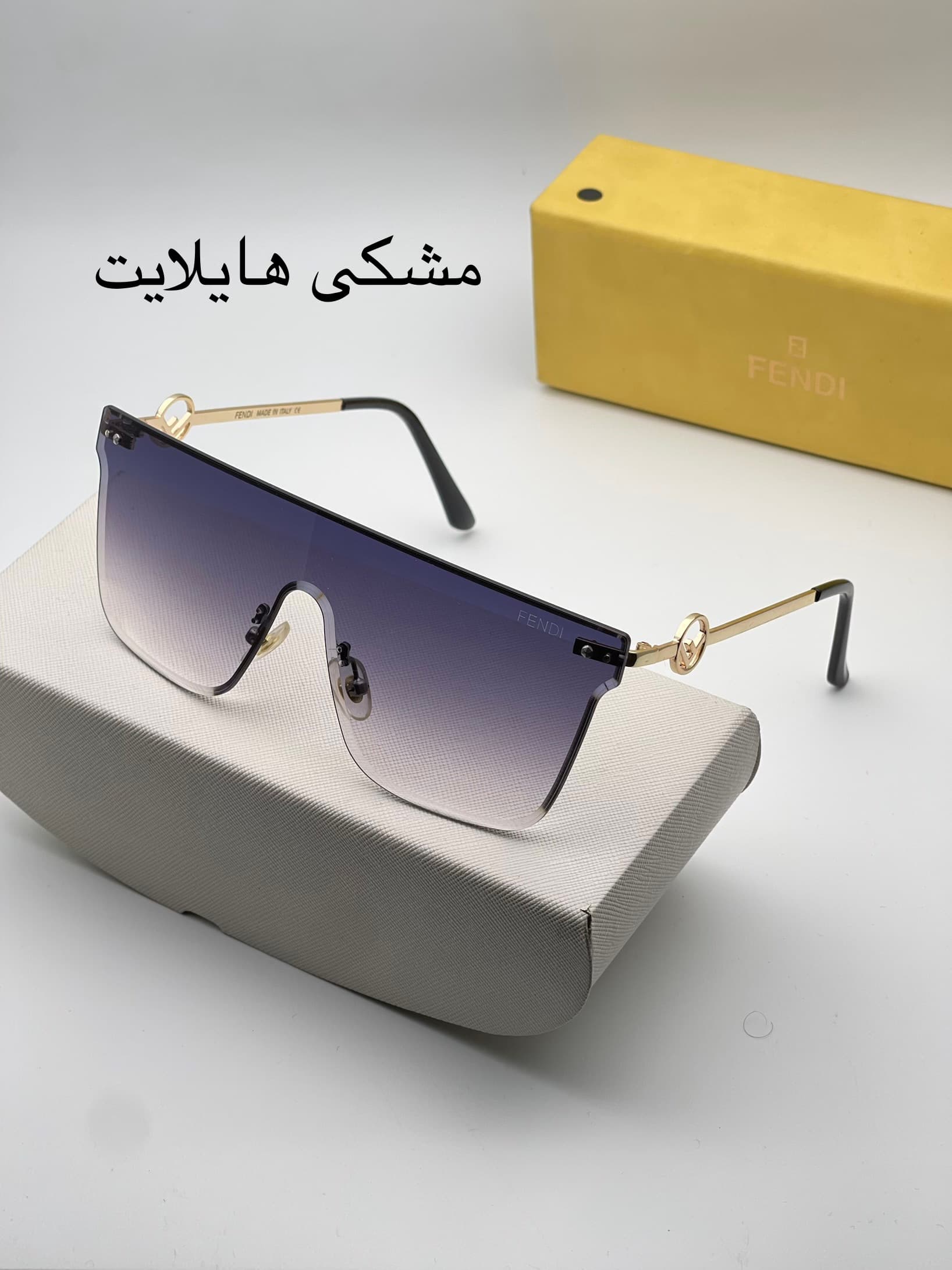 عینک فندی فلزی کد ۹۰۸ — تصویر ۳