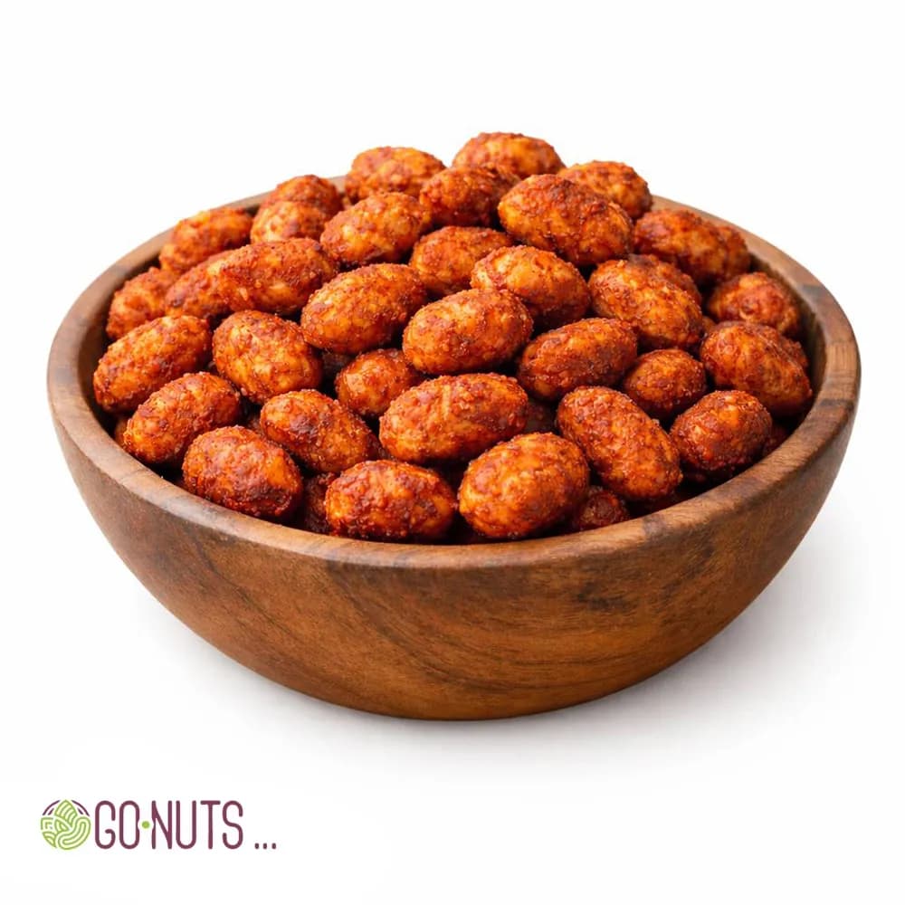 بادام زمینی عسلی فلفلی