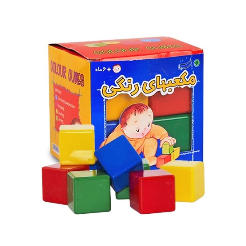 بازی فکری مکعب رنگی 8 عددی