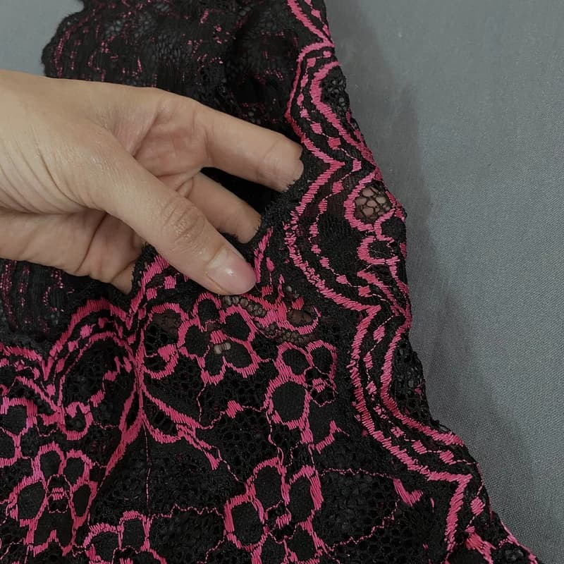 بادی لباس خواب گیپور بدن نما زنانه برند SHEIN مدل 52884 — تصویر ۴