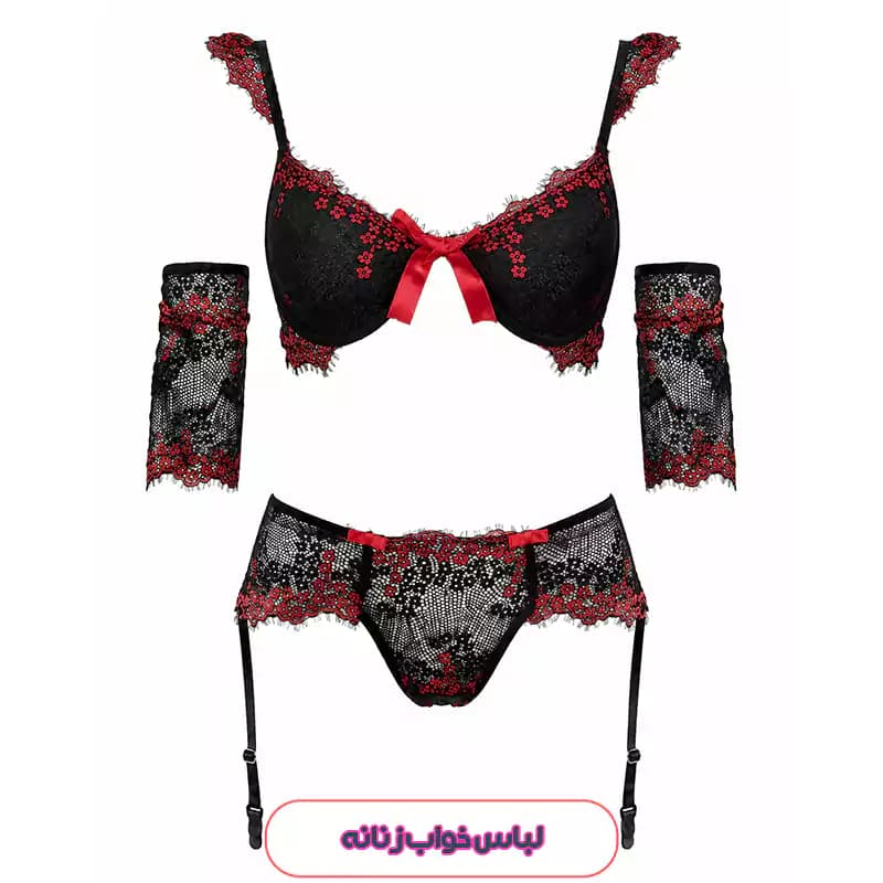 ست شورت و سوتین عروسکی Shein مدل توری 52541