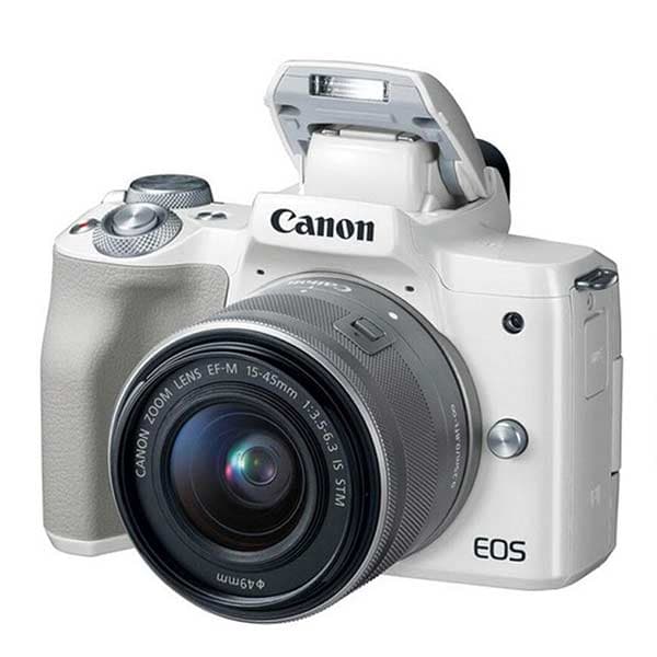 دوربین بدون آینه کانن Canon EOS M50 kit 15-45mm White – کارکرده (5K شات) — تصویر ۴