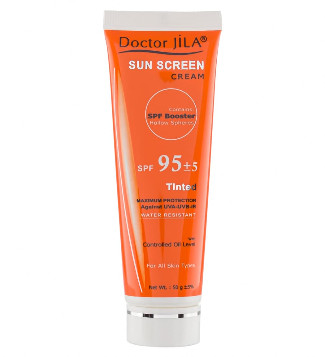 کرم ضدآفتاب SPF95 رنگی برند دکتر ژیلا