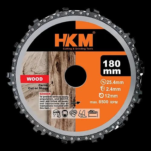 تیغه زنجیری چوب اچ کا ام سایز 180 mm
