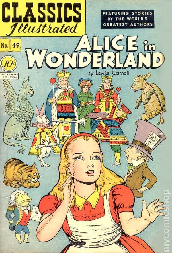 دانلود کتاب کمیک ماجراهای آلیس در سرزمین عجایب Alice in Wonderland
