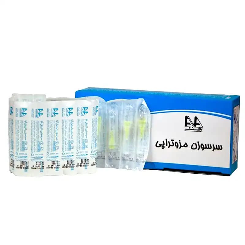 سرسوزن مزوتراپی آوا 4mm*30G بسته 100 عددی — تصویر ۲
