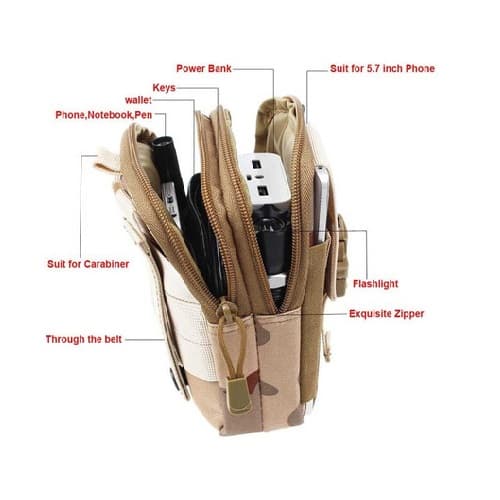 کیف تاکتیکال کمری مدل Waist Bag — تصویر ۶