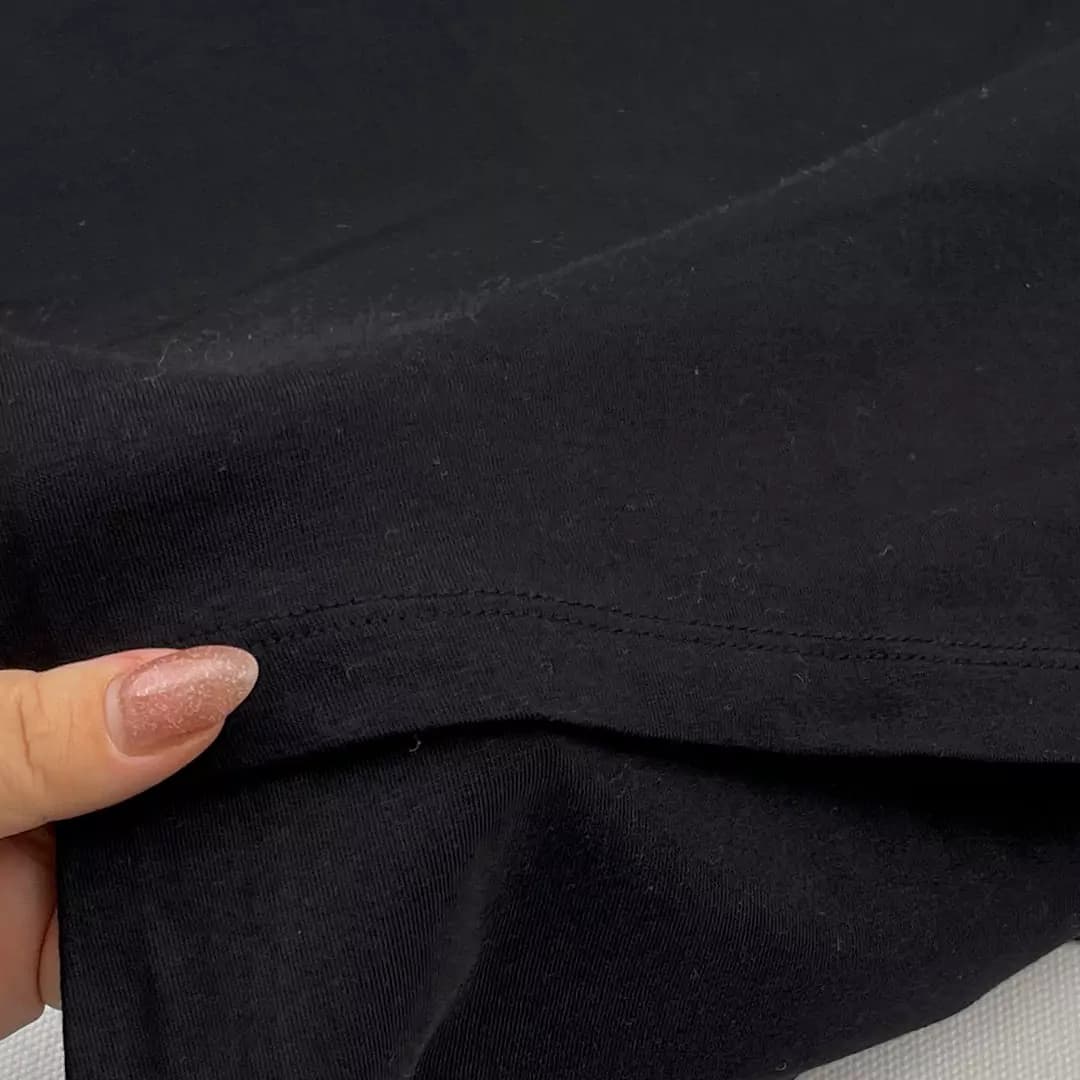 تاپ زنانه نخی مشکی اسمارا یقه گیپور 3 عددی مدل 40747 — تصویر ۲