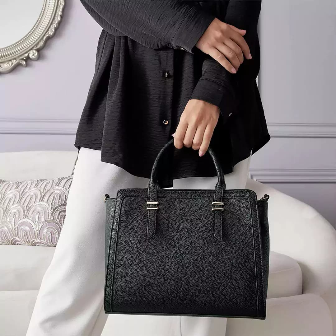 کیف دستی و دوشی زنانه مشکی مدل 166034977 — تصویر ۲