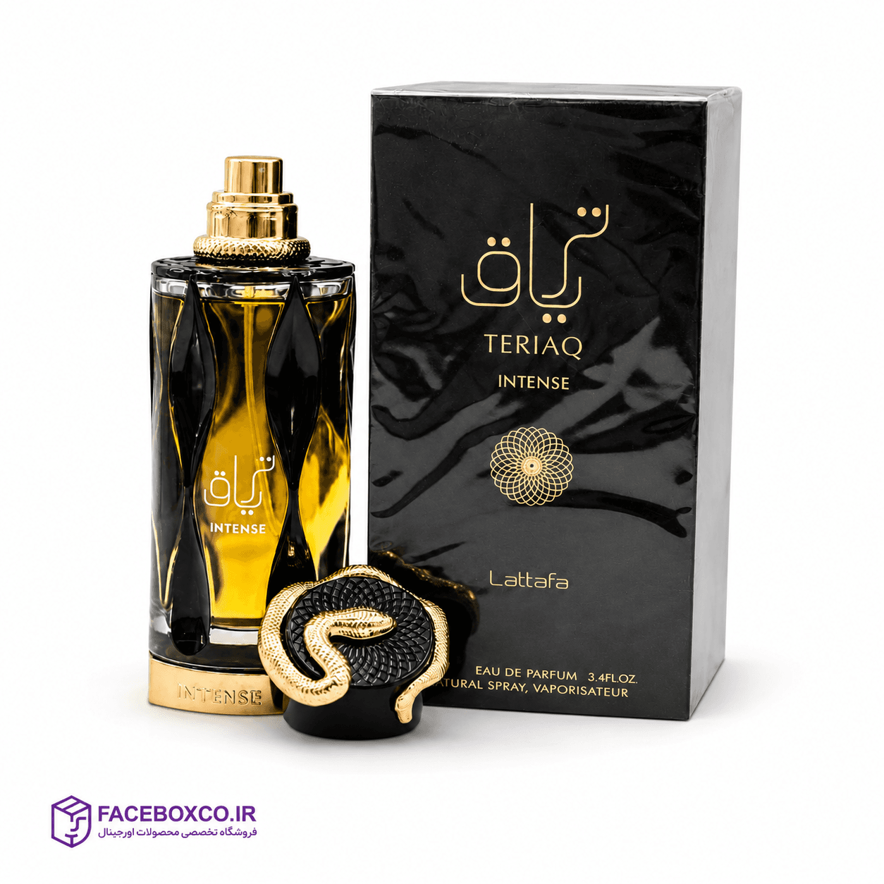 ادو پرفیوم لطافه تریاق اینتنس (Lattafa Teriaq Intense Eau de Parfum) حجم 100 میلیلیتر — تصویر ۲