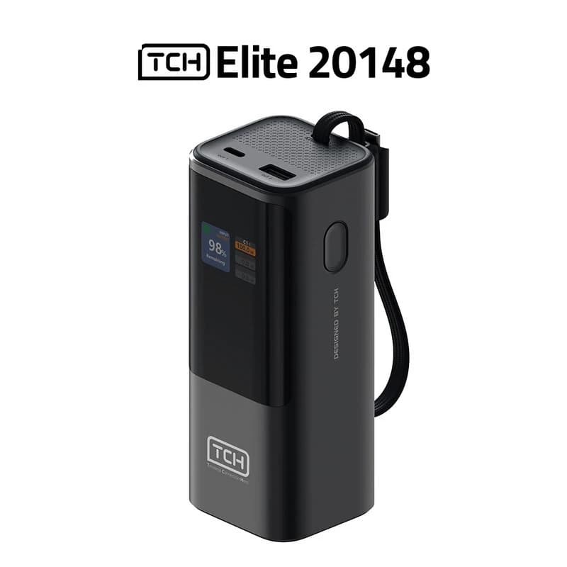 پاوربانک 148 وات تی سی اچ مدل Elite 20148 ظرفیت 20000 میلی آمپر ساعت — تصویر ۲