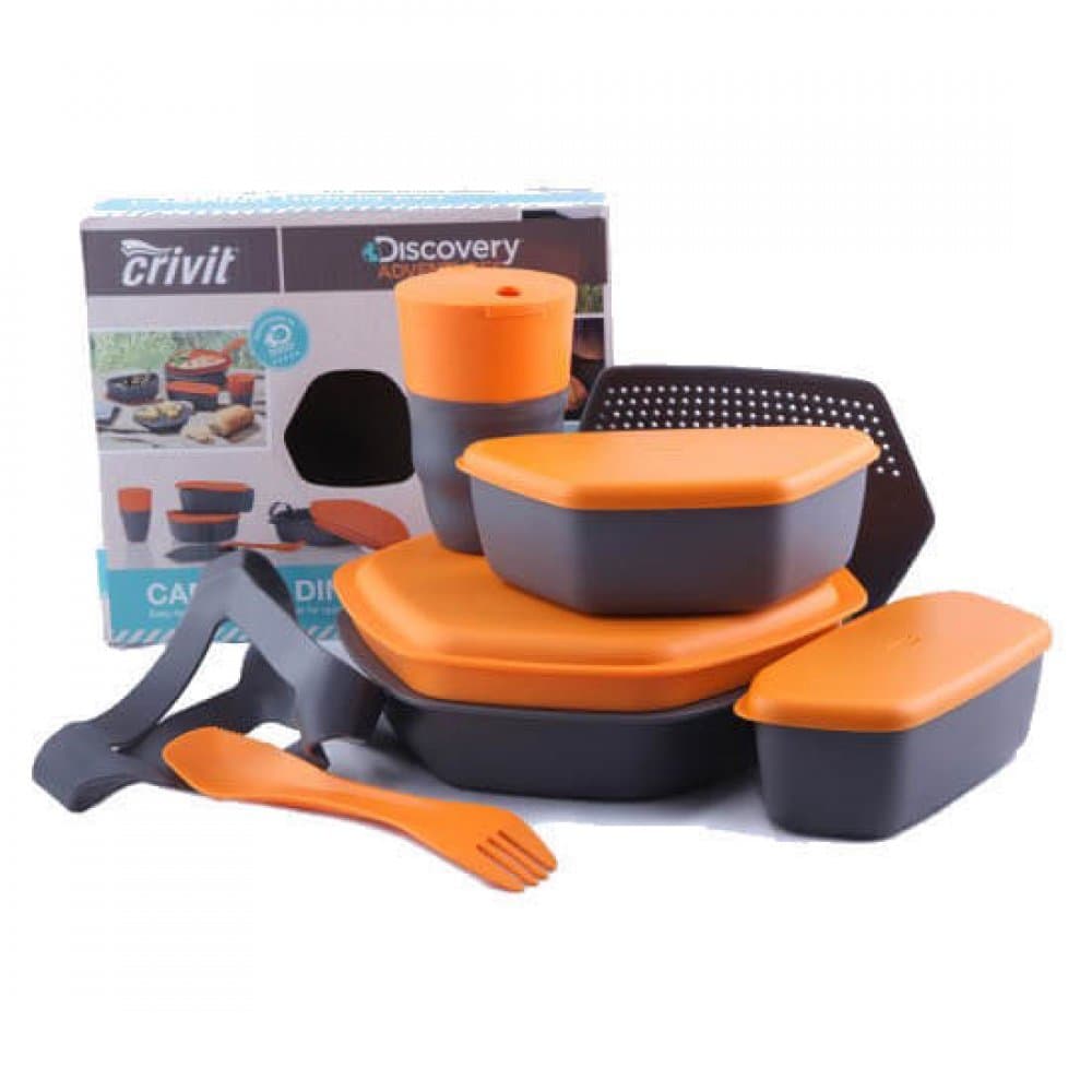 ست ظروف غذاخوری کمپ Crivit Camping Dining Set — تصویر ۳