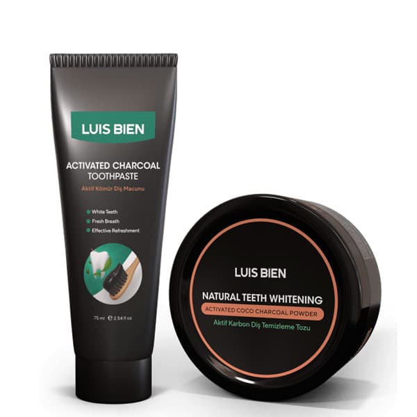 پکیج سفید کننده دندان کربن اکتیو (لوییس بین) LUIS BIEN