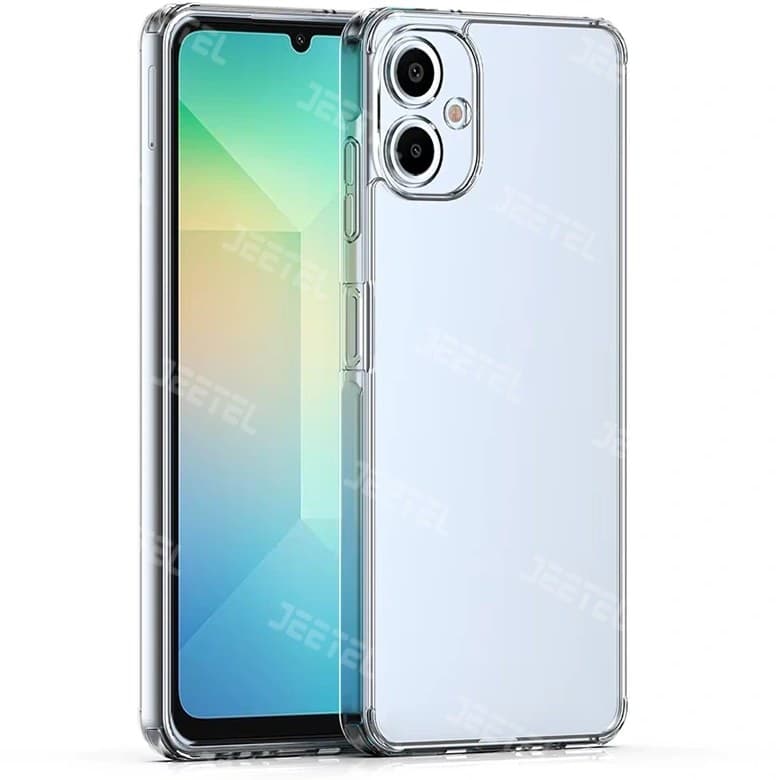 قاب گوشی Samsung Galaxy A06 مدل ژله ای محافظ لنزدار — تصویر ۳