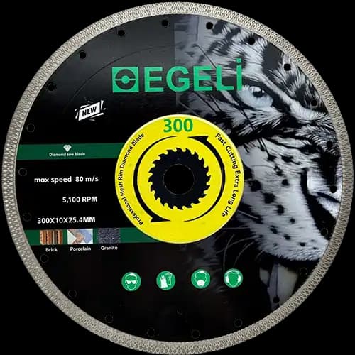 دیسک پرسلان بر ایگلی سایز 300 mm