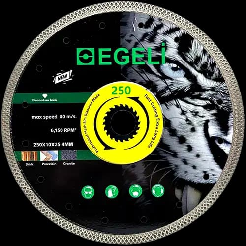 دیسک پرسلان بر ایگلی سایز 250 mm