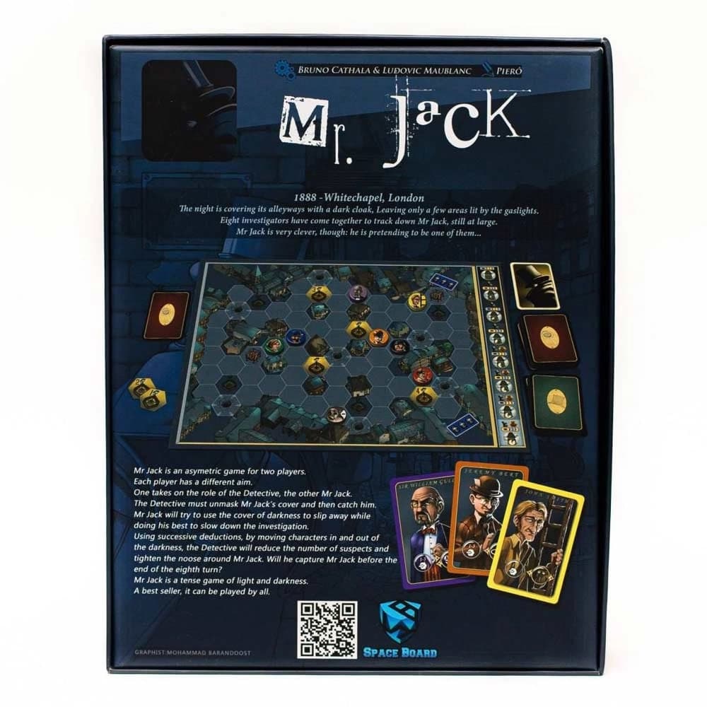 بازی آقای جک نسخه لندن با افزونه (MR. JACK + EXP) — تصویر ۲