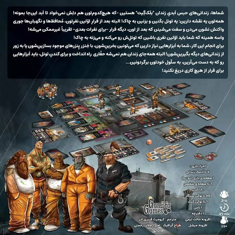 بازی فرار از زندان همراه با افزونه (Dig Yor Way Out + Dig In) — تصویر ۲