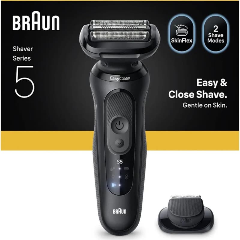 ماشین اصلاح موی صورت شارژی براون مدل Series 5 52-N1200s — تصویر ۳