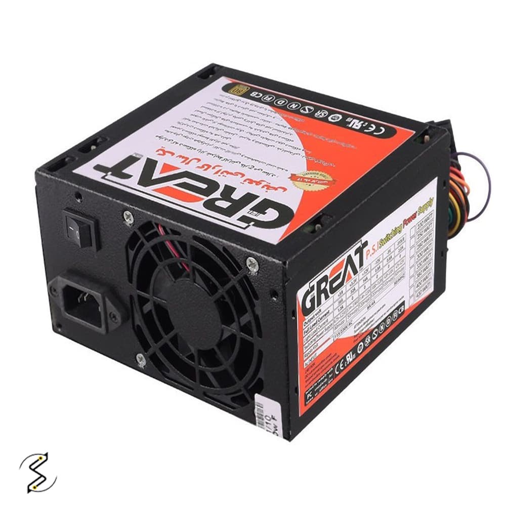 منبع تغذیه کامپیوتر Great مدل GR230 — تصویر ۳