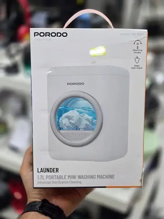 مینی واش پرتابل و قابل حمل پورود (Porodo) مدل Launder — تصویر ۷