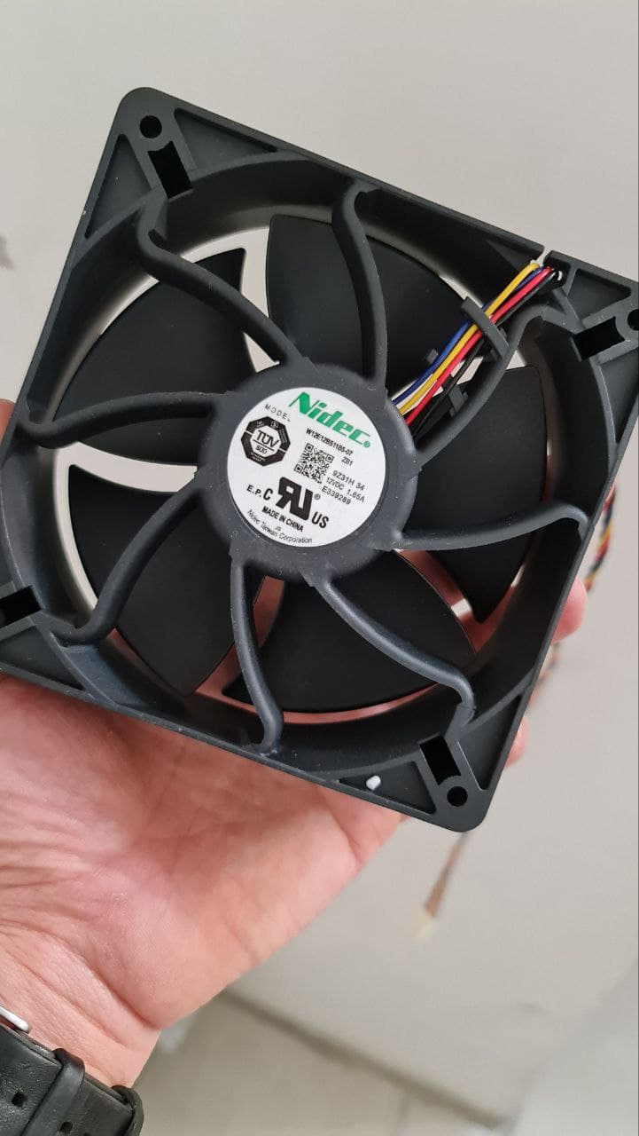 فن ماینر نیدک NIDEC سایز 12*12 — تصویر ۲
