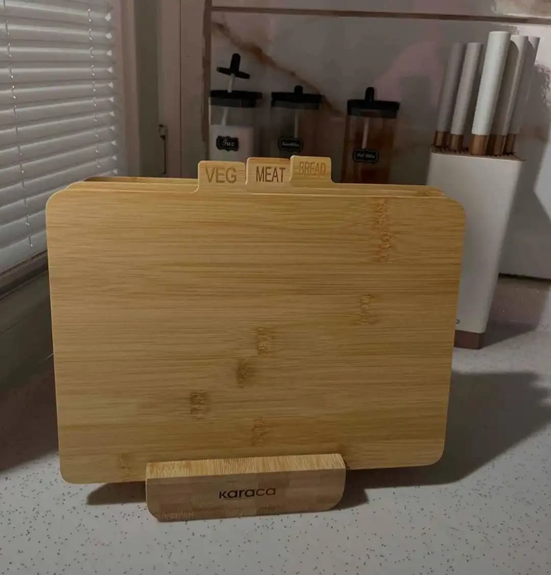 تخته سرو و برش بامبو کاراجا — تصویر ۳
