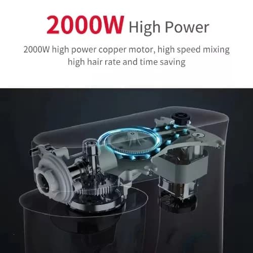 همزن صنعتی 10 لیتری لکسیکال اصل آلمان مدل LMB-1823 — تصویر ۴