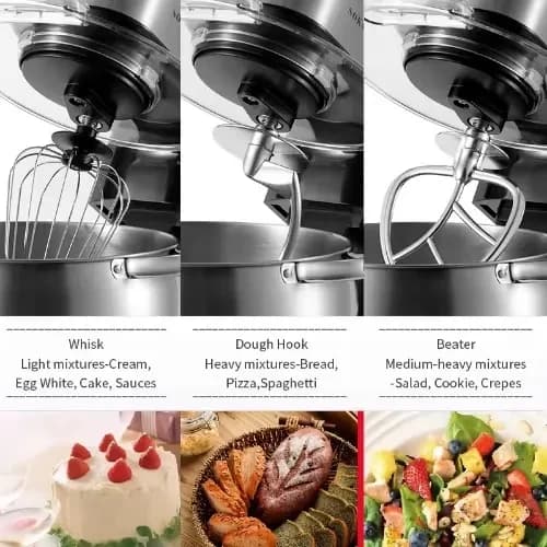 همزن صنعتی 10 لیتری لکسیکال اصل آلمان مدل LMB-1823 — تصویر ۳