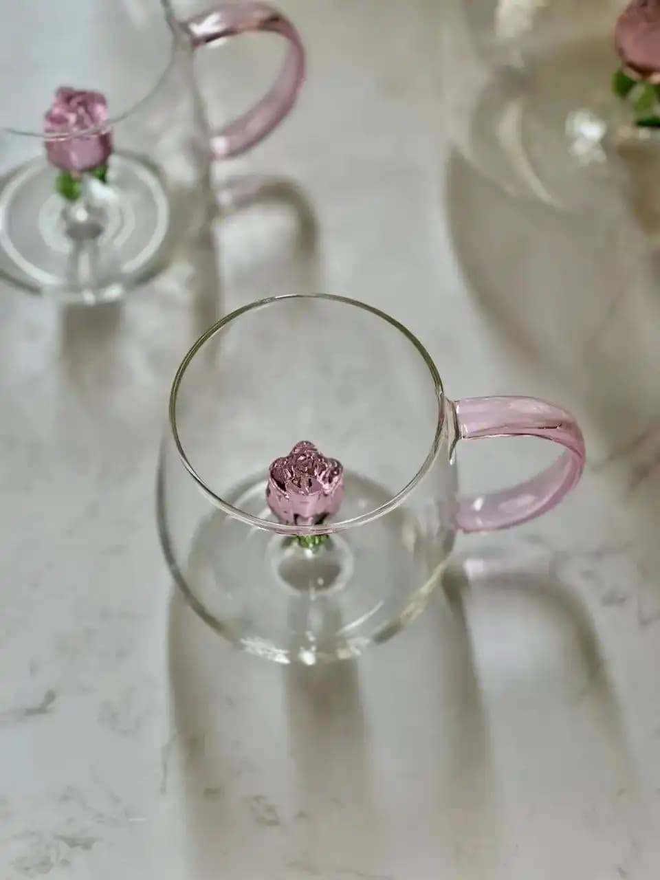 ست پارچ و ماگ رز پیرکس — تصویر ۴