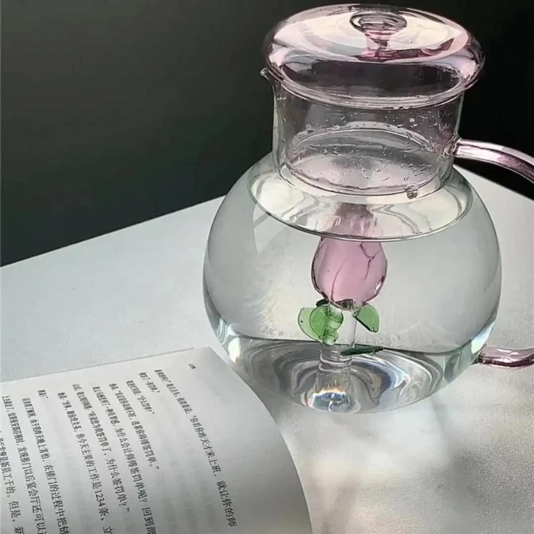 ست پارچ و ماگ رز پیرکس — تصویر ۳