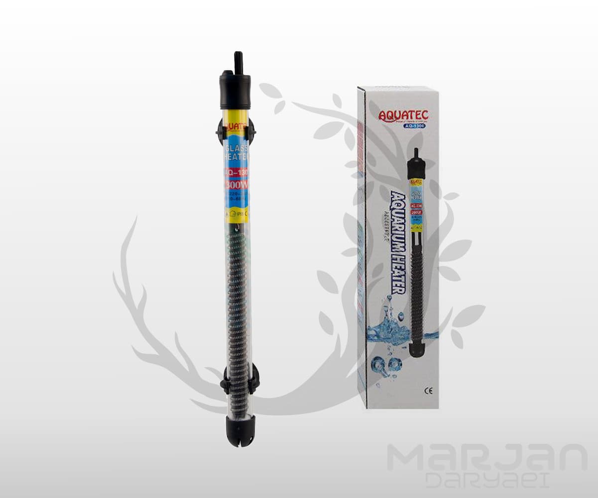 بخاری آکواریوم مدل AQ-1300 برند AQUATEC (150 وات)