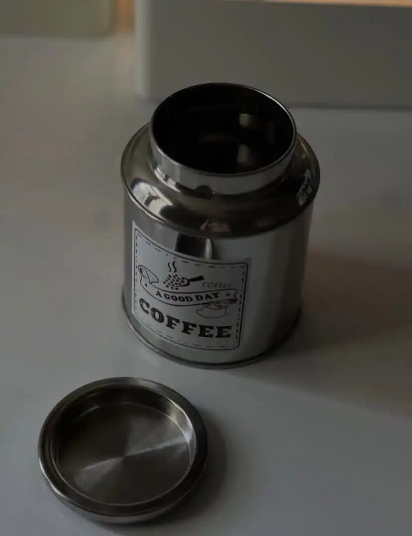بانکه فلزی طرح کلاسیک Coffee — تصویر ۶