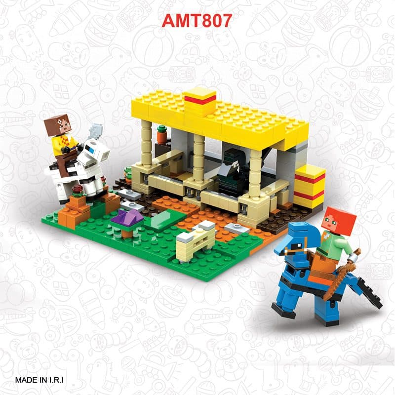 لگو اصطبل اسب ماینکرافت AMT807 — تصویر ۳