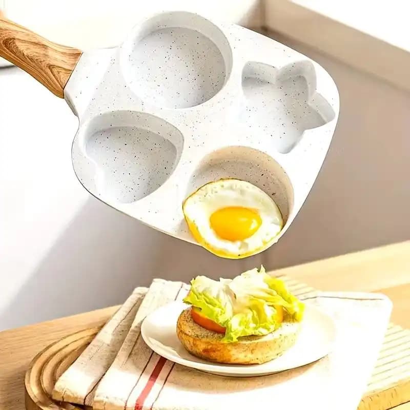 تابه پنکیک 4 خانه فانتزی (طرح دایره و ستاره) — تصویر ۲