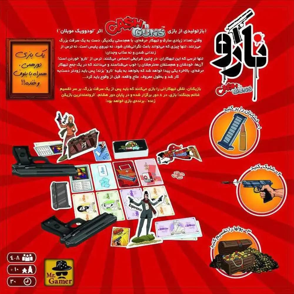 بازی رومیزی نارو(Cash and Guns) — تصویر ۲