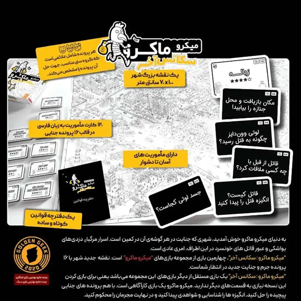 بازی رومیزی میکرو ماکرو: سکانس آخر — تصویر ۲