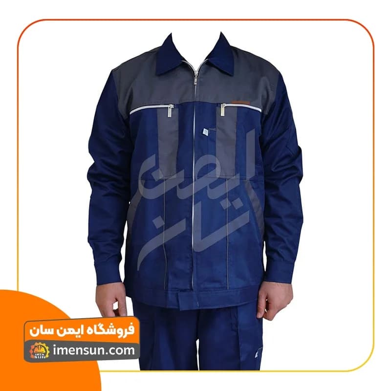 لباس کار مهندسی آلفا درجه یک (آبی نفتی)