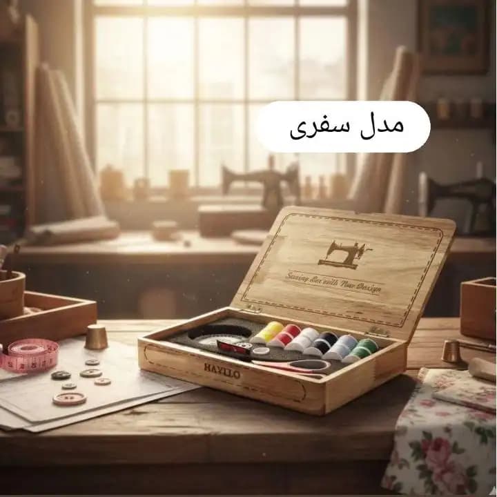 جعبه نخ سوزن مدل سفری — تصویر ۳